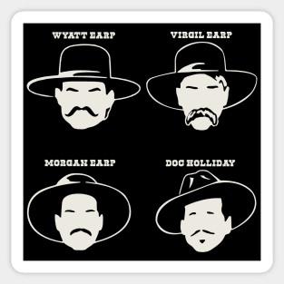 The Earp Brothers and Doc Sticker